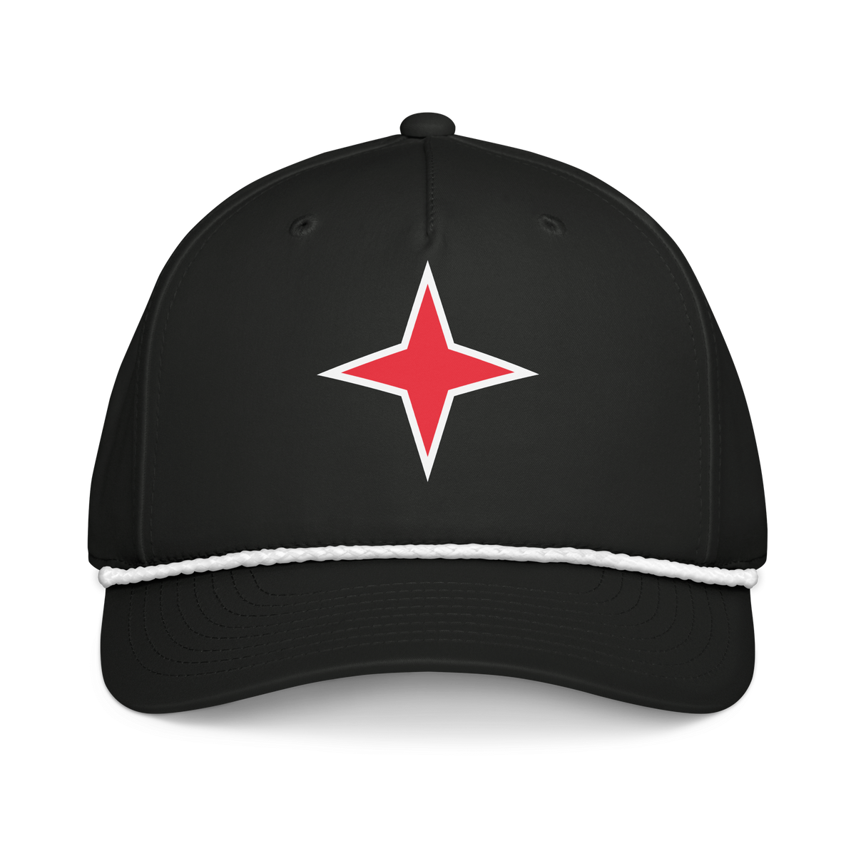 Aruba Red Star Rope Hat Black/White | 222 Threads