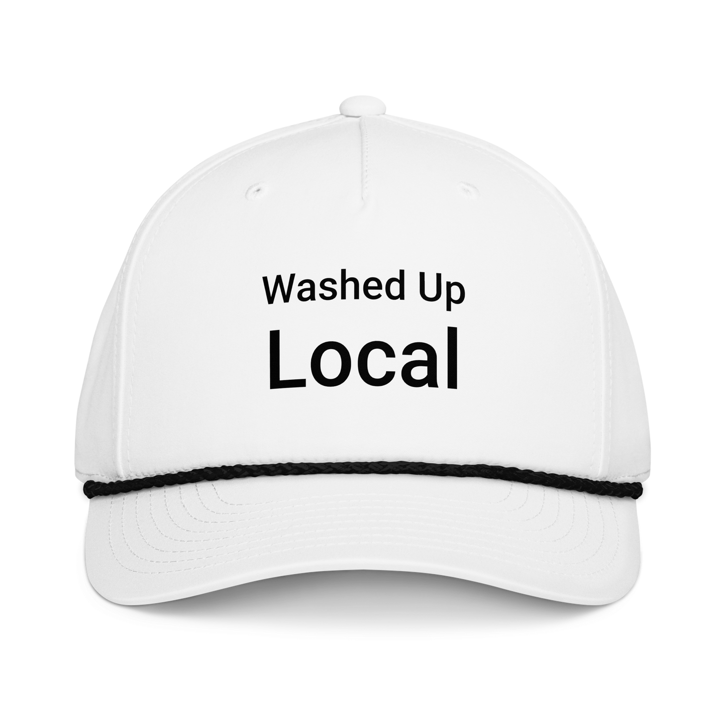 Washed Up Local Classic Rope Hat White/Black | 222 Threads