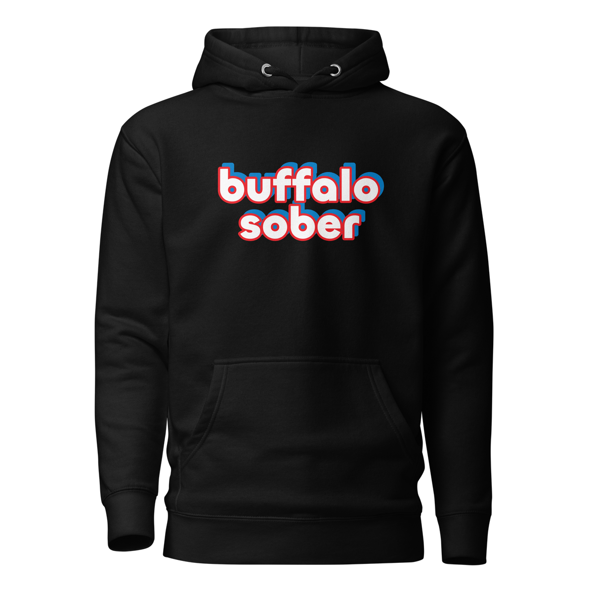 Buffalo Sober Hoodie Black | 222 Threads