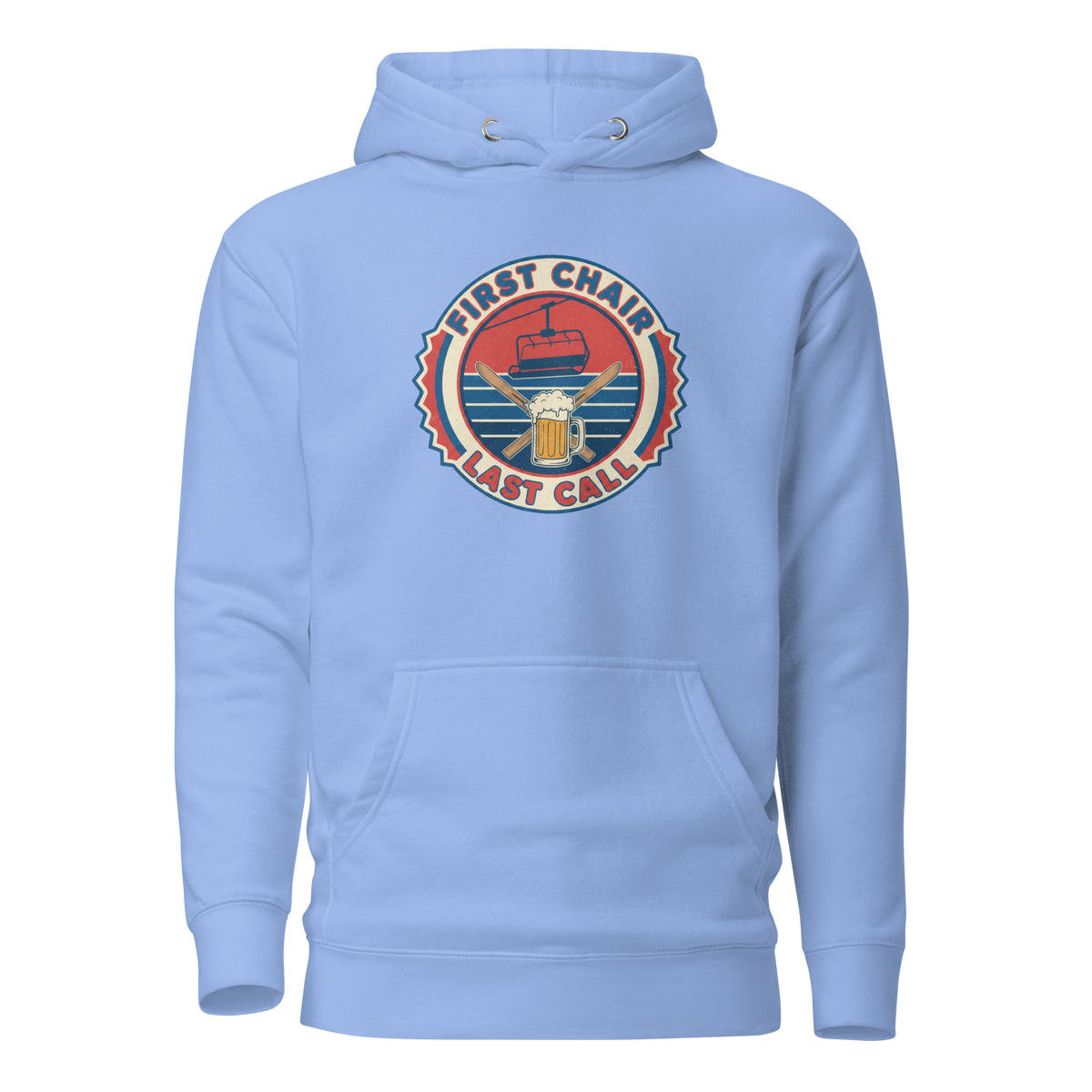 First Chair Last Call Hoodie Carolina Blue | 222 Threads