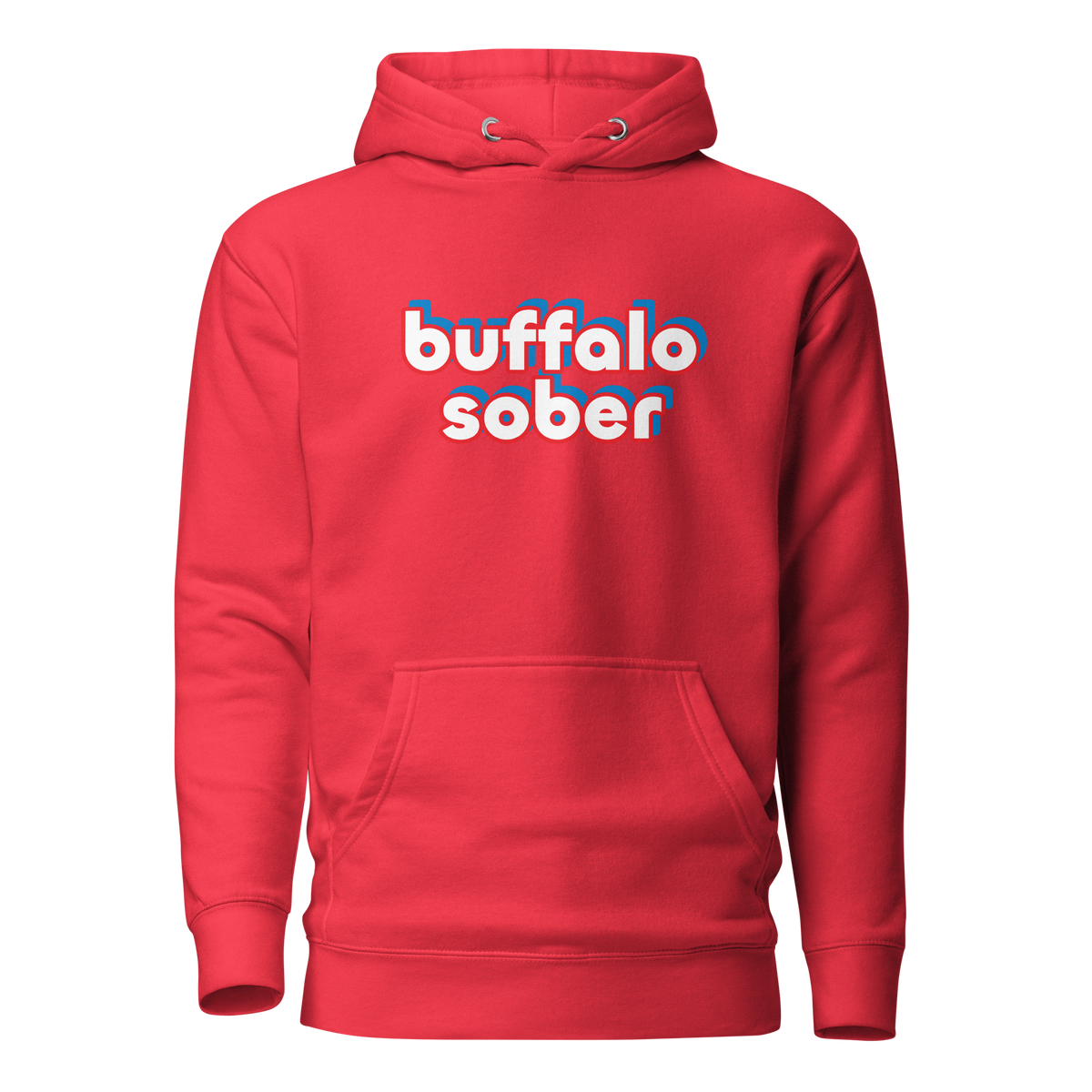 Buffalo Sober Hoodie Team Red | 222 Threads