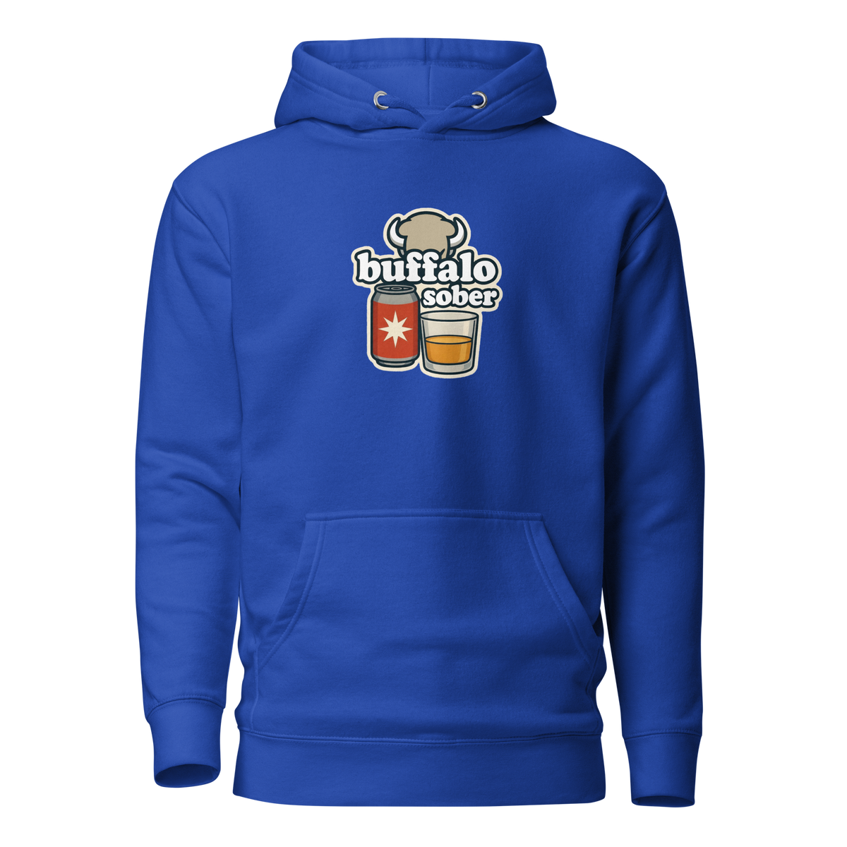 Buffalo Sober Hoodie Team Royal | 222 Threads