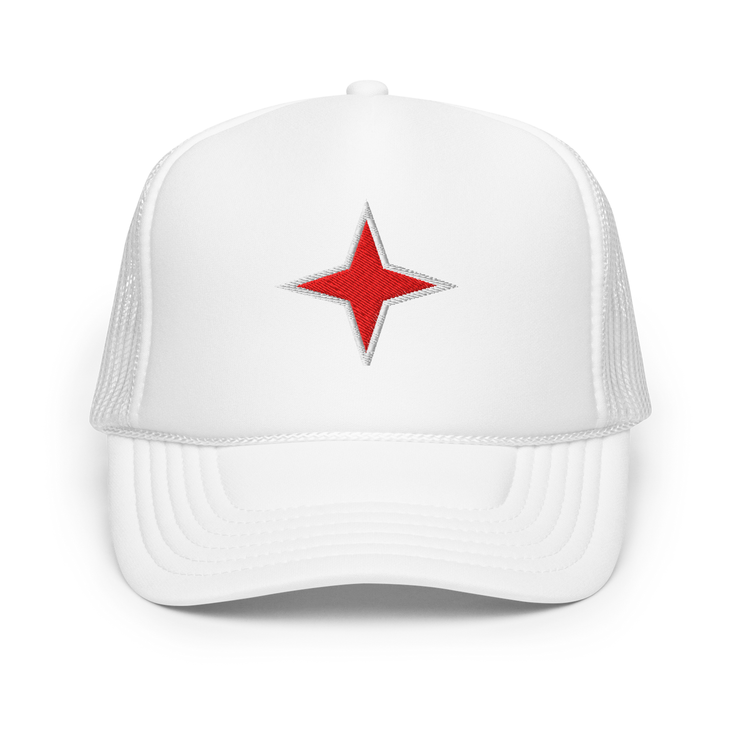 Aruba Red Star Foam Trucker Hat