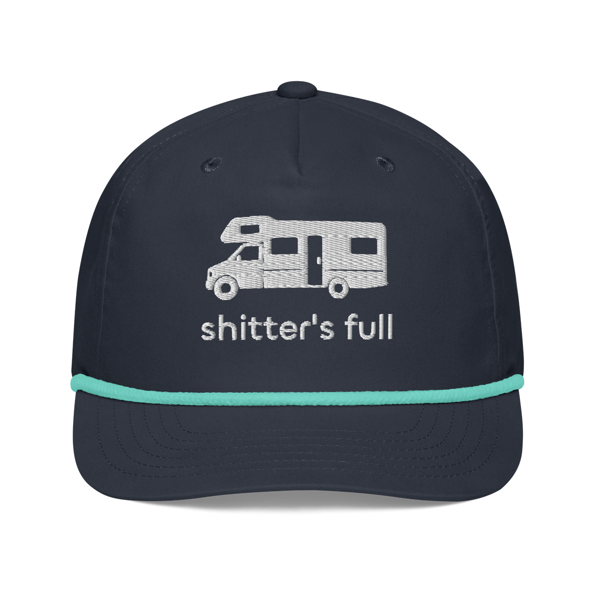 Shitter's Full Rope Cap Navy/Mint | 222 Threads