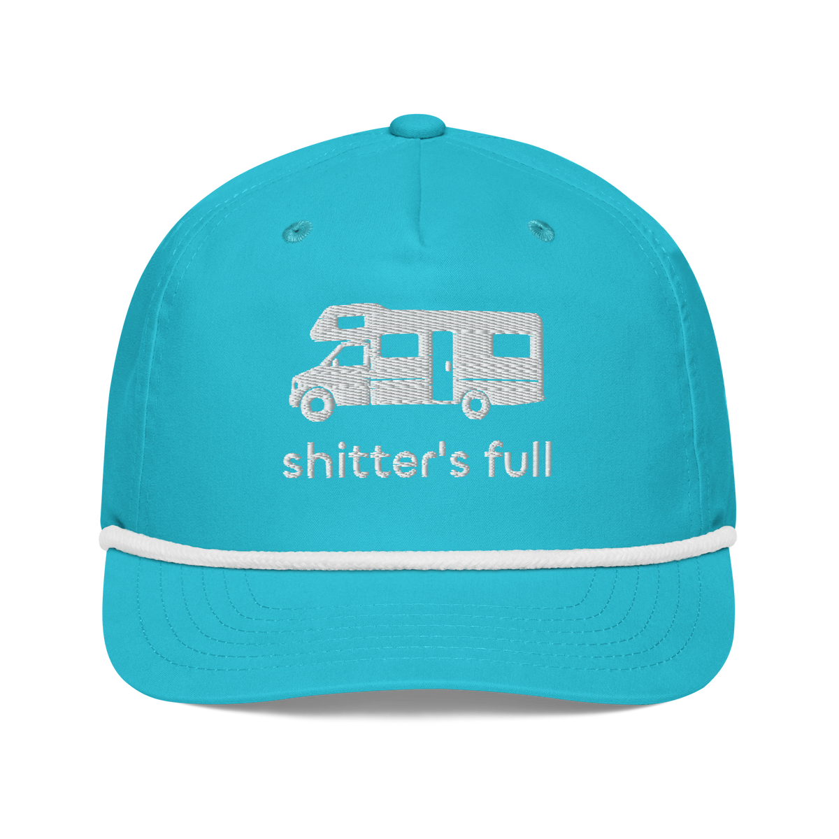Shitter's Full Rope Cap Turquoise/White | 222 Threads
