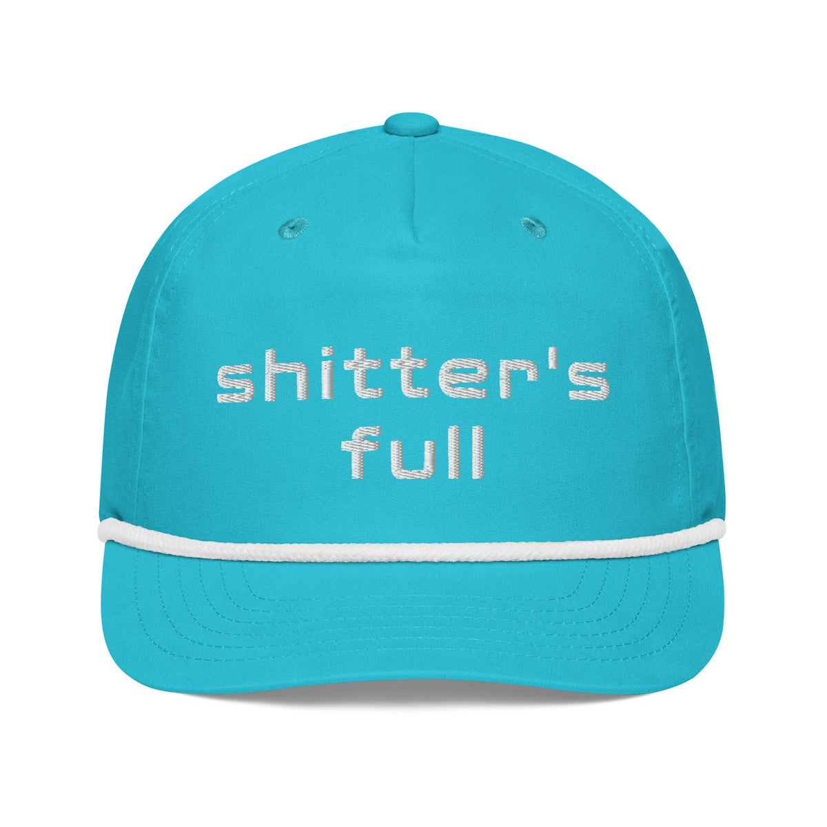 Shitter's Full Rope Hat Turquoise/White | 222 Threads