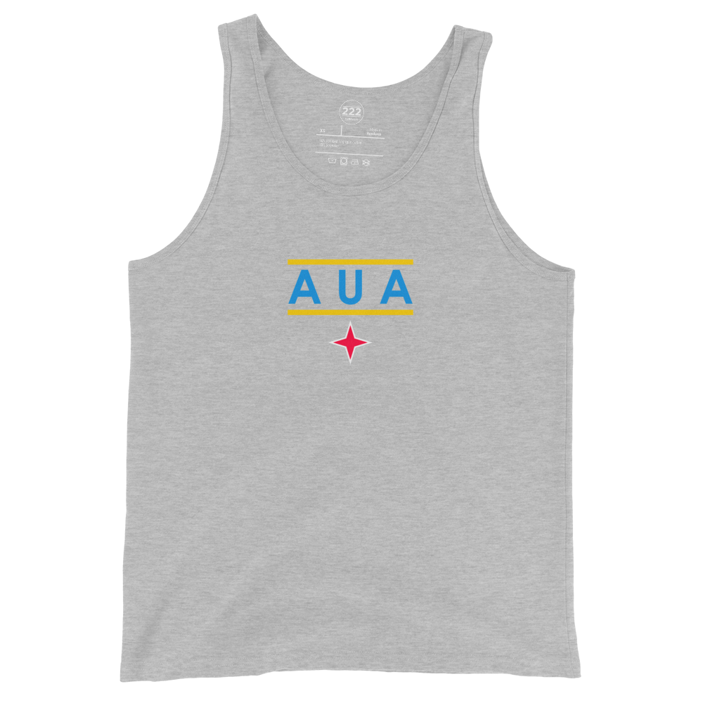 Aruba AUA Men's Tank Top Athletic Heather | 222 Threads