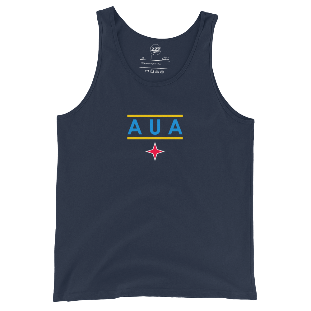 Aruba AUA Men's Tank Top Navy | 222 Threads
