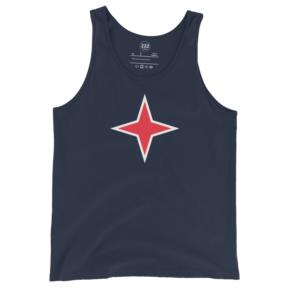 Aruba Red Star Men's Tank Top Navy | 222 Threads