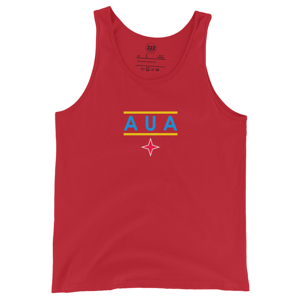 Aruba AUA Men's Tank Top Red | 222 Threads