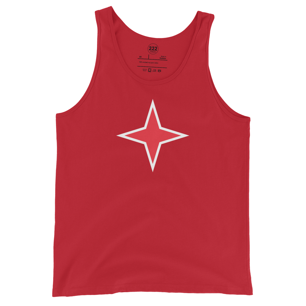 Aruba Red Star Men's Tank Top Red | 222 Threads