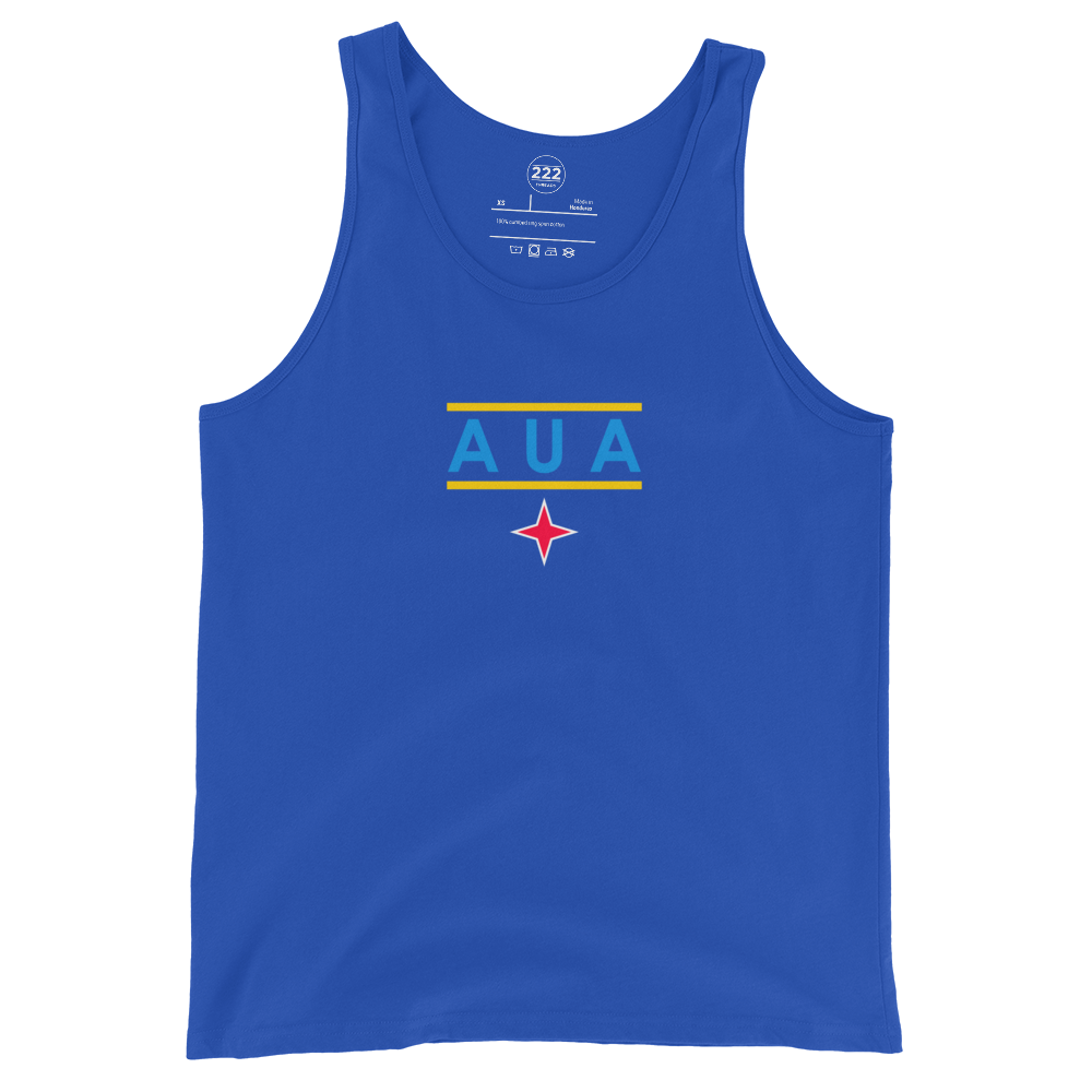 Aruba AUA Men's Tank Top True Royal | 222 Threads
