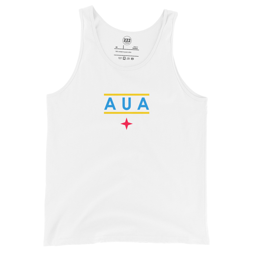 Aruba AUA Men's Tank Top White | 222 Threads