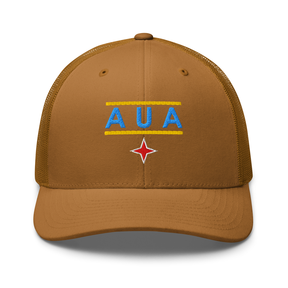 Aruba AUA Trucker Hat Caramel | 222 Threads