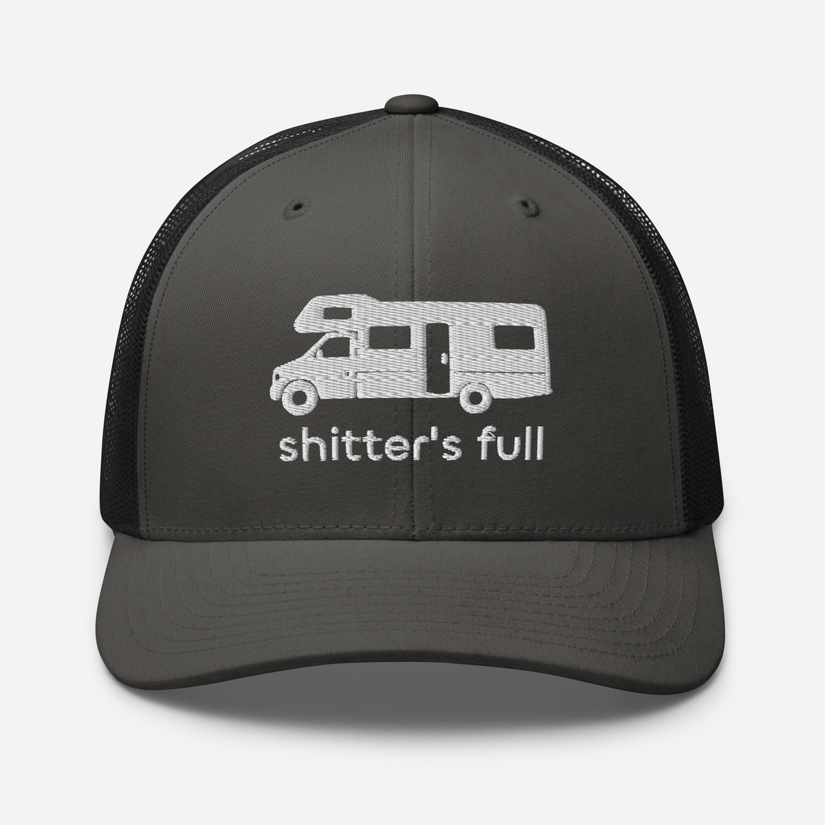Shitter's Full Trucker Cap Charcoal/ Black | 222 Threads