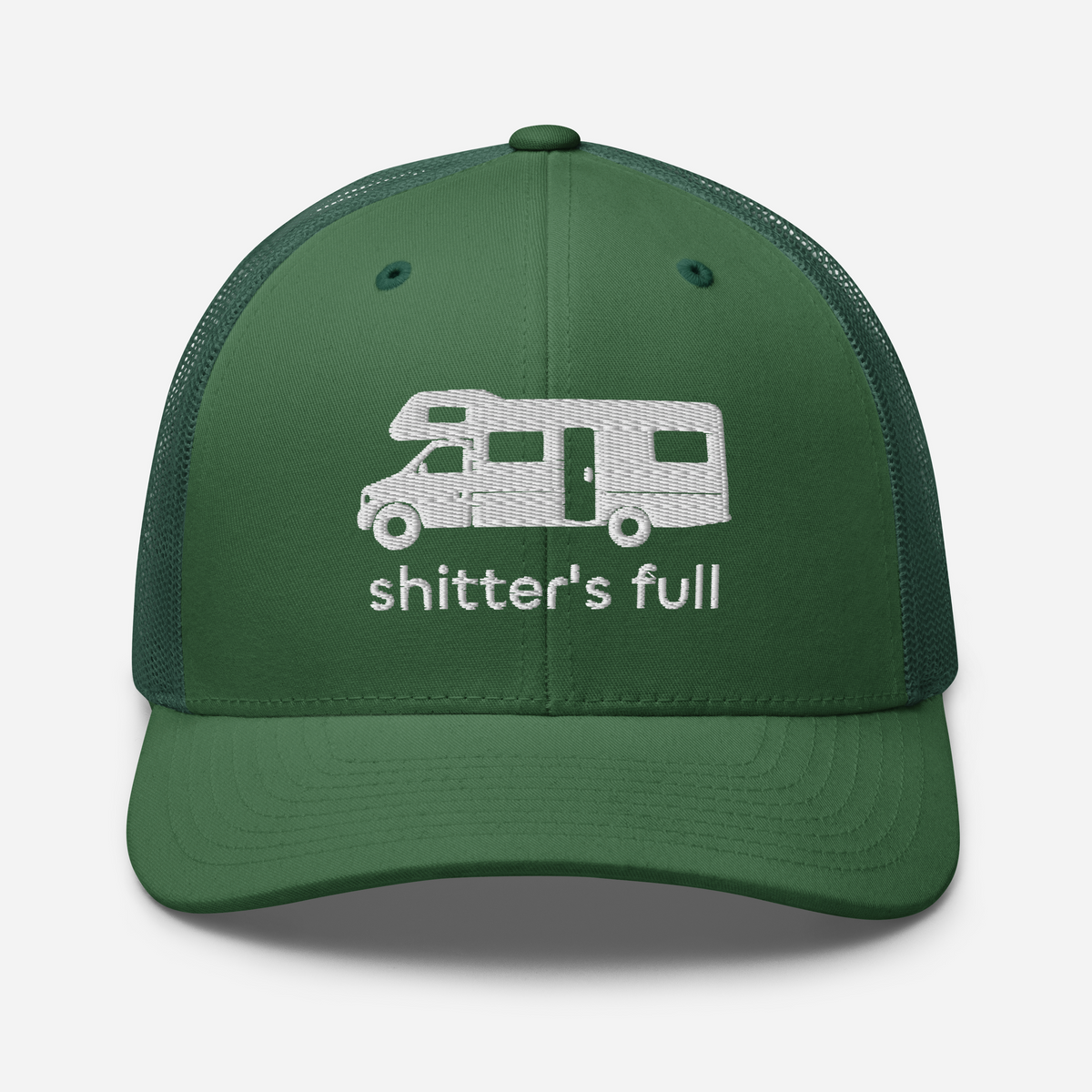 Shitter's Full Trucker Cap Evergreen | 222 Threads