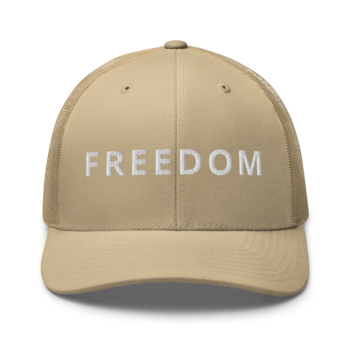 FREEDOM Trucker Cap Khaki | 222 Threads