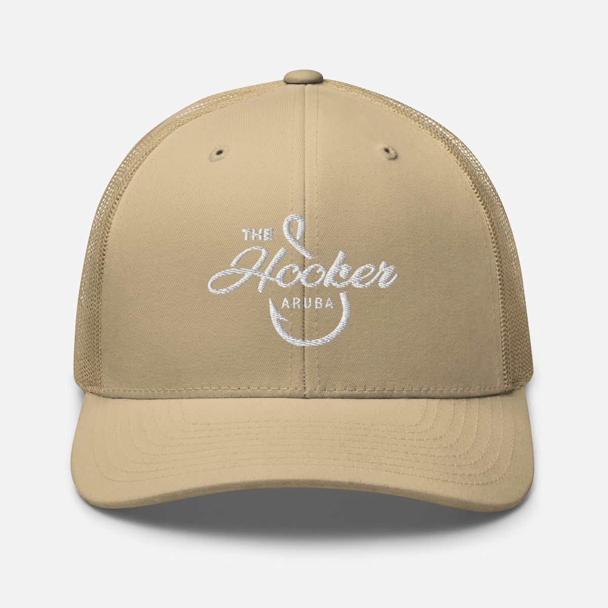 The Hooker Charters Aruba Trucker Cap Khaki | 222 Threads