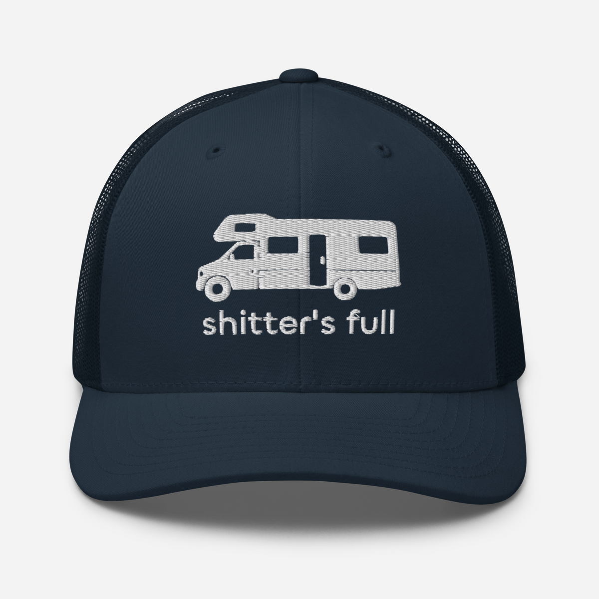 Shitter's Full Trucker Cap Navy | 222 Threads