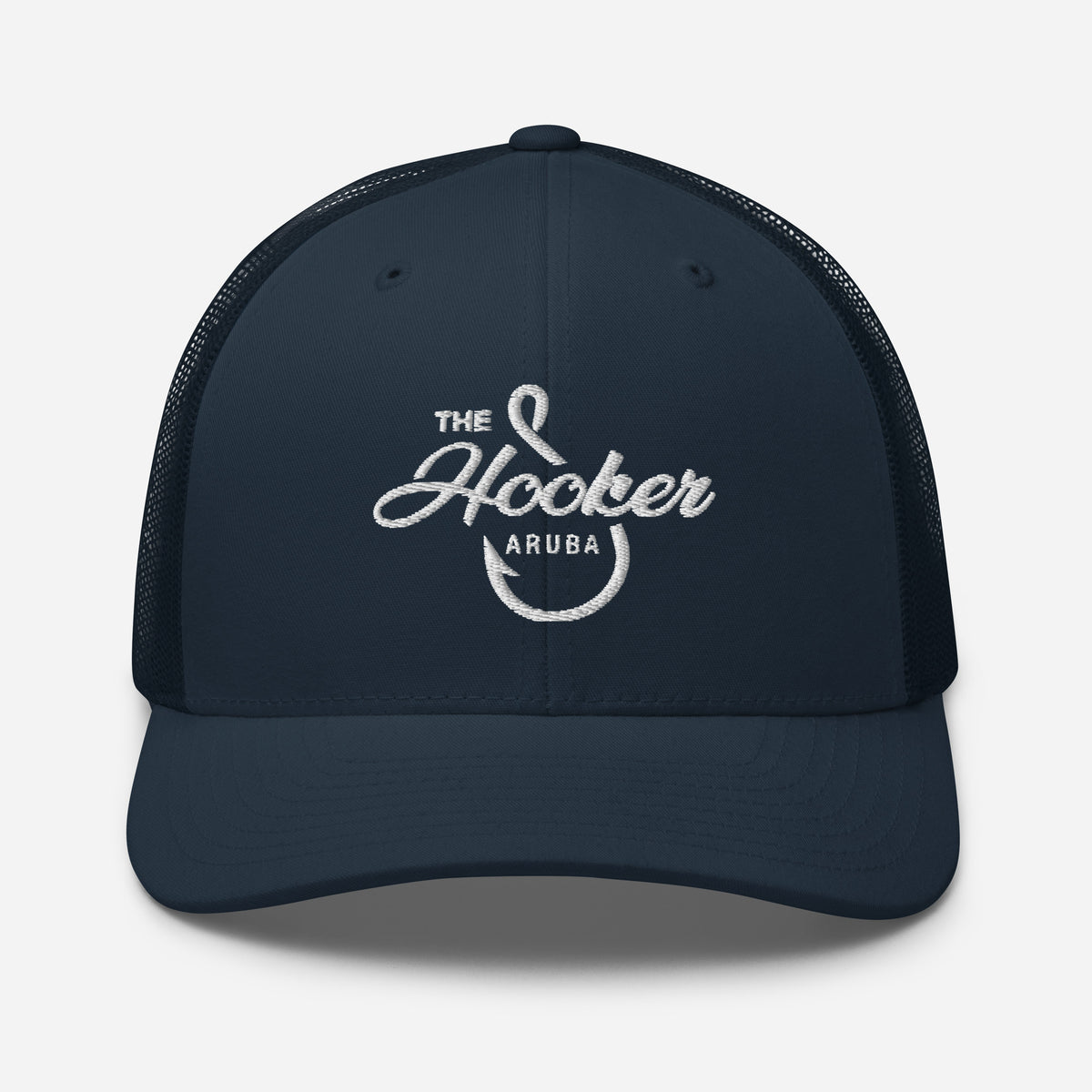 The Hooker Charters Aruba Trucker Cap Navy | 222 Threads
