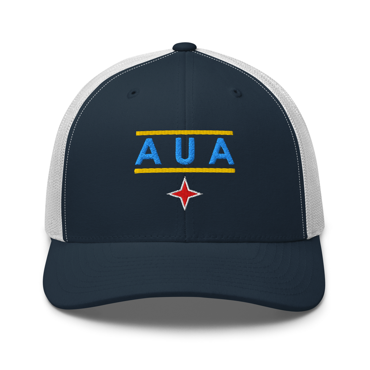 Aruba AUA Trucker Hat Navy/ White | 222 Threads