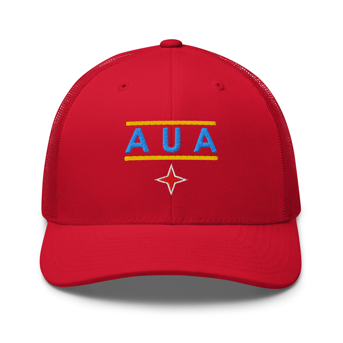 Aruba AUA Trucker Hat Red | 222 Threads