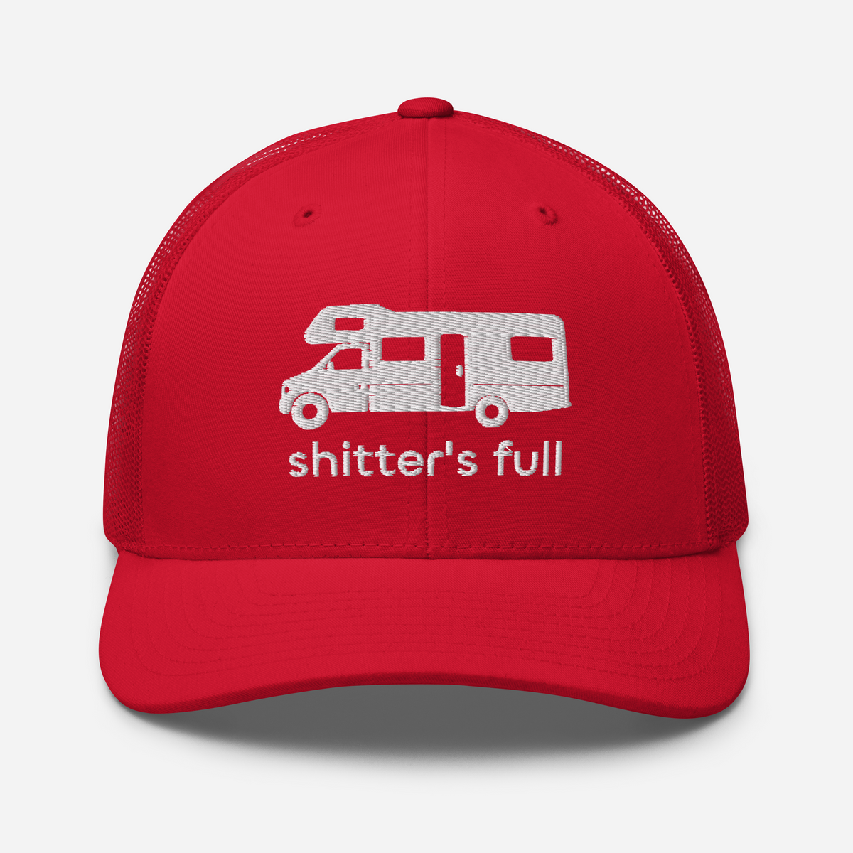 Shitter's Full Trucker Cap Red | 222 Threads