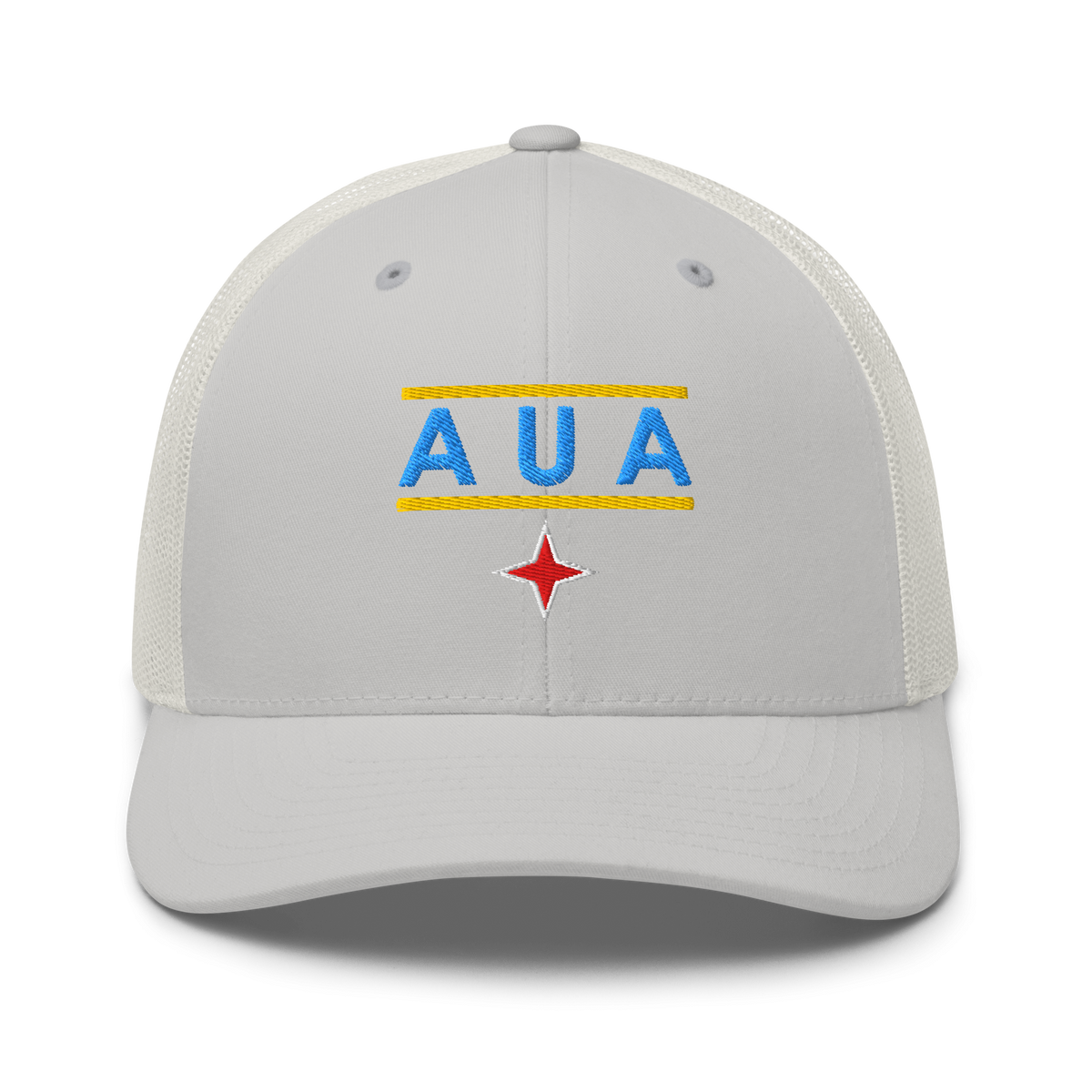 Aruba AUA Trucker Hat Silver | 222 Threads