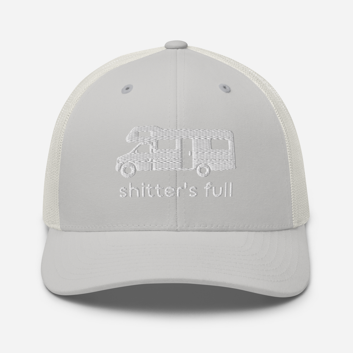 Shitter's Full Trucker Cap Silver | 222 Threads