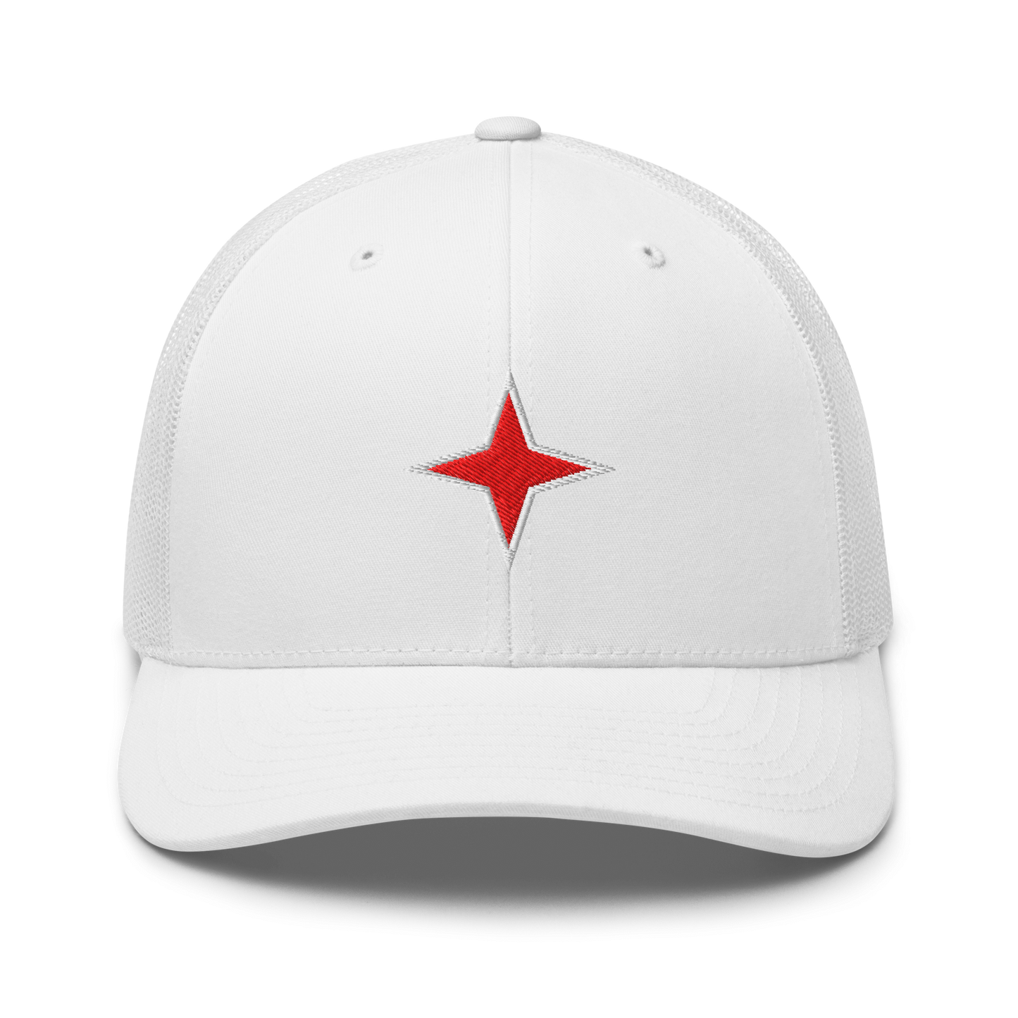 Aruba Red Star Trucker Hat - 222 Threads
