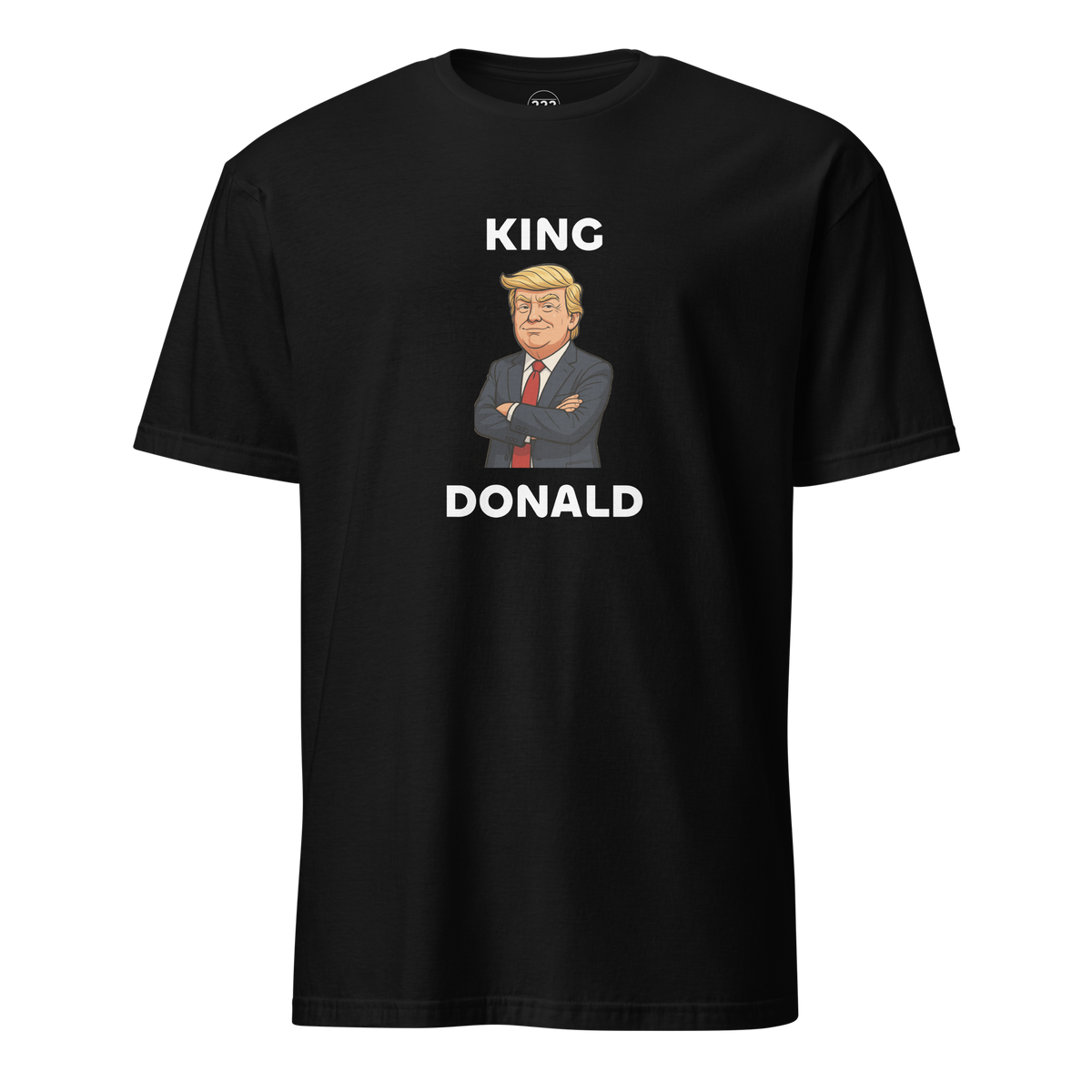 KING DONALD T-Shirt Black | 222 Threads