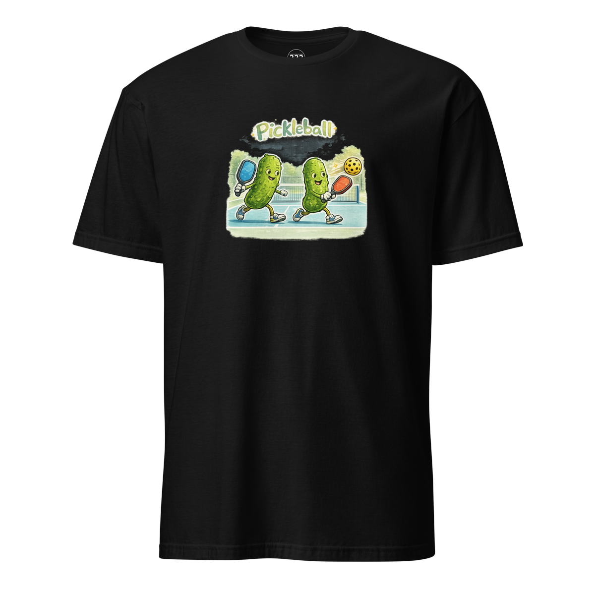 Pickleball T-Shirt Black | 222 Threads