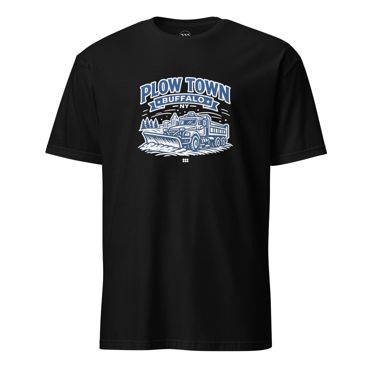 Plow Town Buffalo T-Shirt Black | 222 Threads