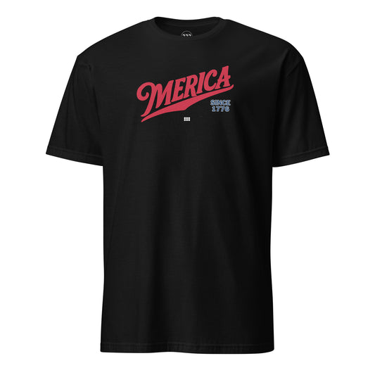 Merica Since 1776 T-Shirt Black | 222 Threads