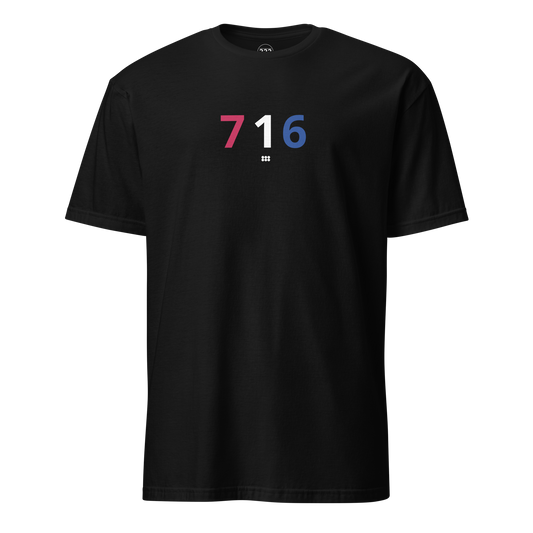 716 T-Shirt Black | 222 Threads