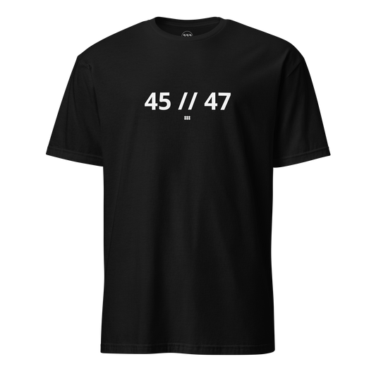 45 // 47 Trump T-Shirt Black | 222 Threads