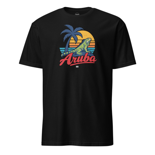 Aruba Iguana T-Shirt Black | 222 Threads