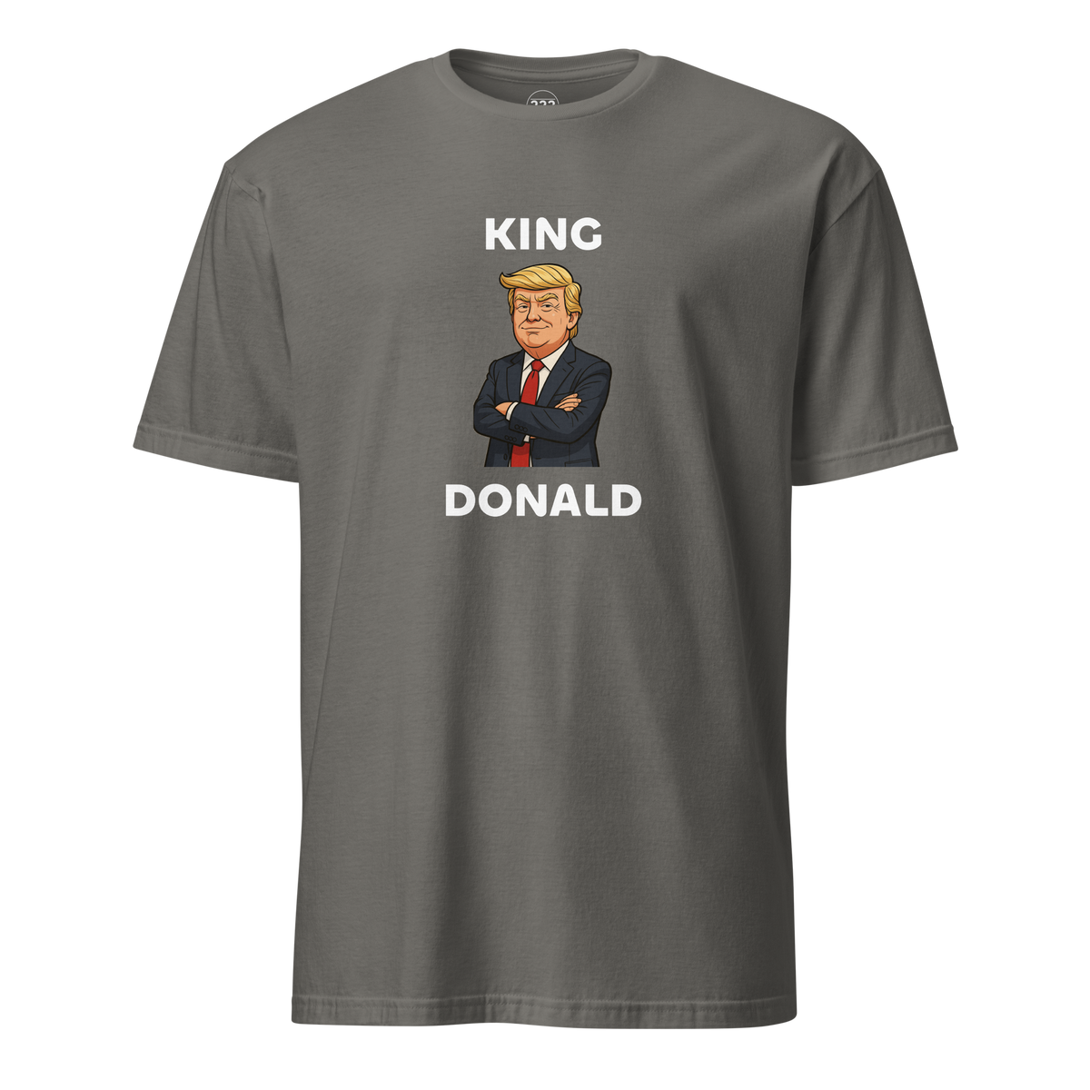 KING DONALD T-Shirt Charcoal | 222 Threads