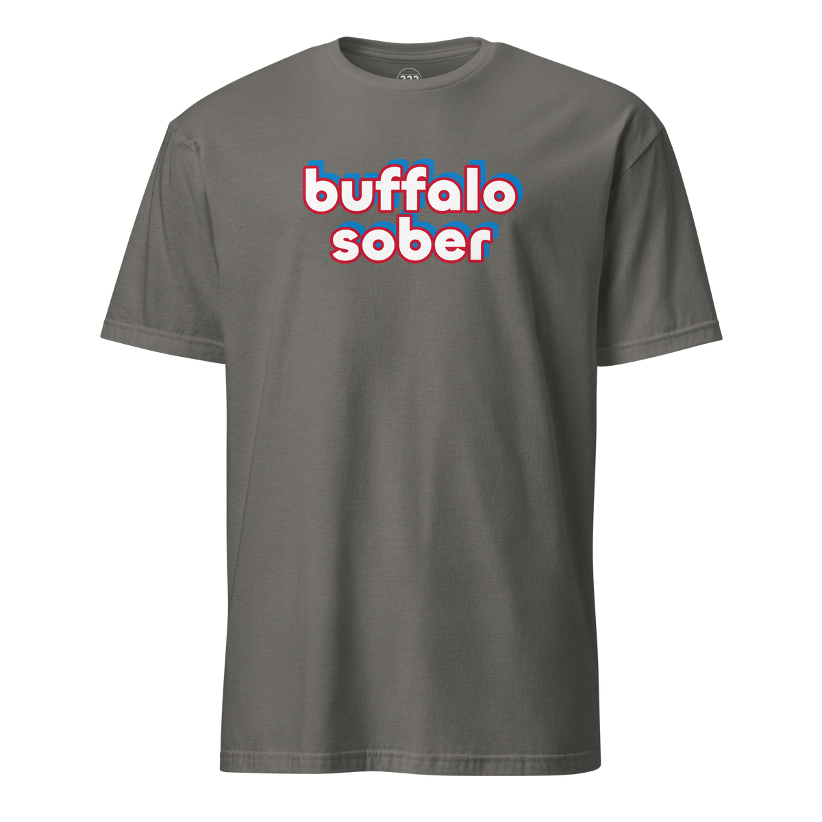 Buffalo Sober T-Shirt Charcoal | 222 Threads