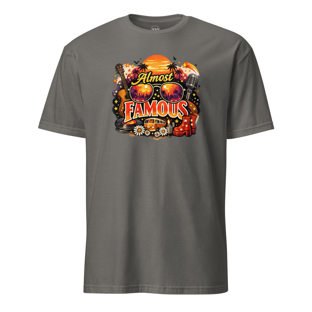 Almost Famous T-Shirt Charcoal | 222 Threads