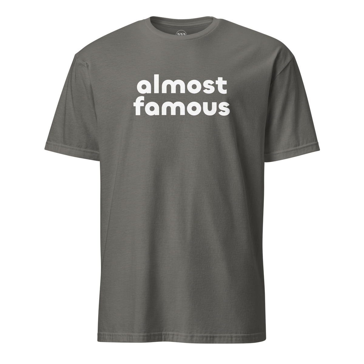 Almost Famous T-Shirt Charcoal | 222 Threads