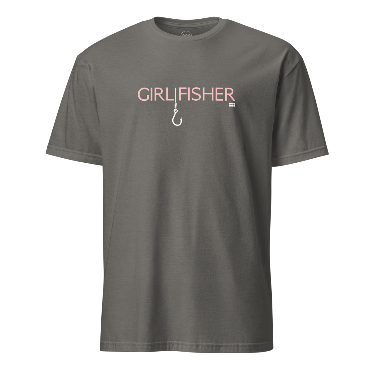 Girl Fisher T-Shirt Charcoal | 222 Threads