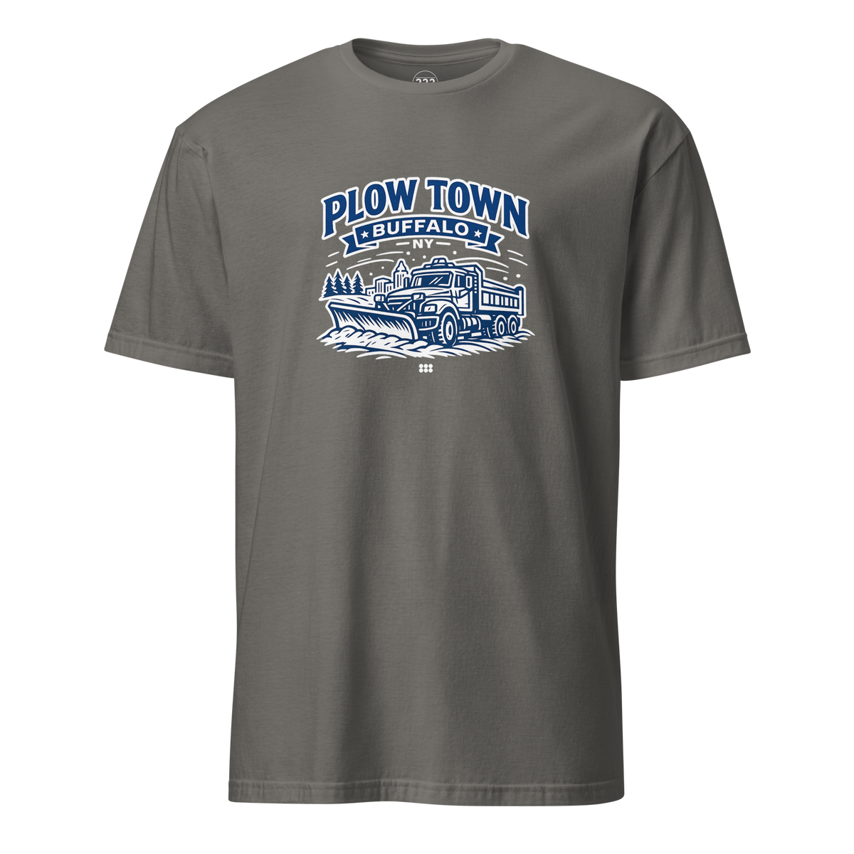 Plow Town Buffalo T-Shirt Charcoal | 222 Threads