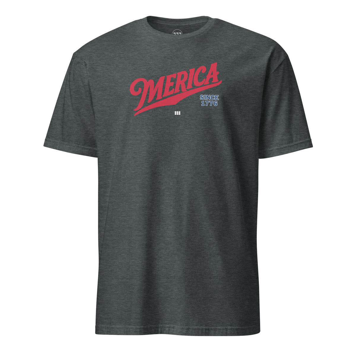 Merica Since 1776 T-Shirt Dark Heather | 222 Threads