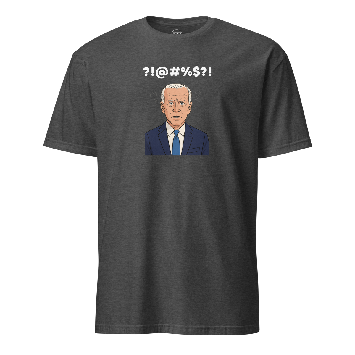 CONFUSED T-Shirt Dark Heather Grey | 222 Threads