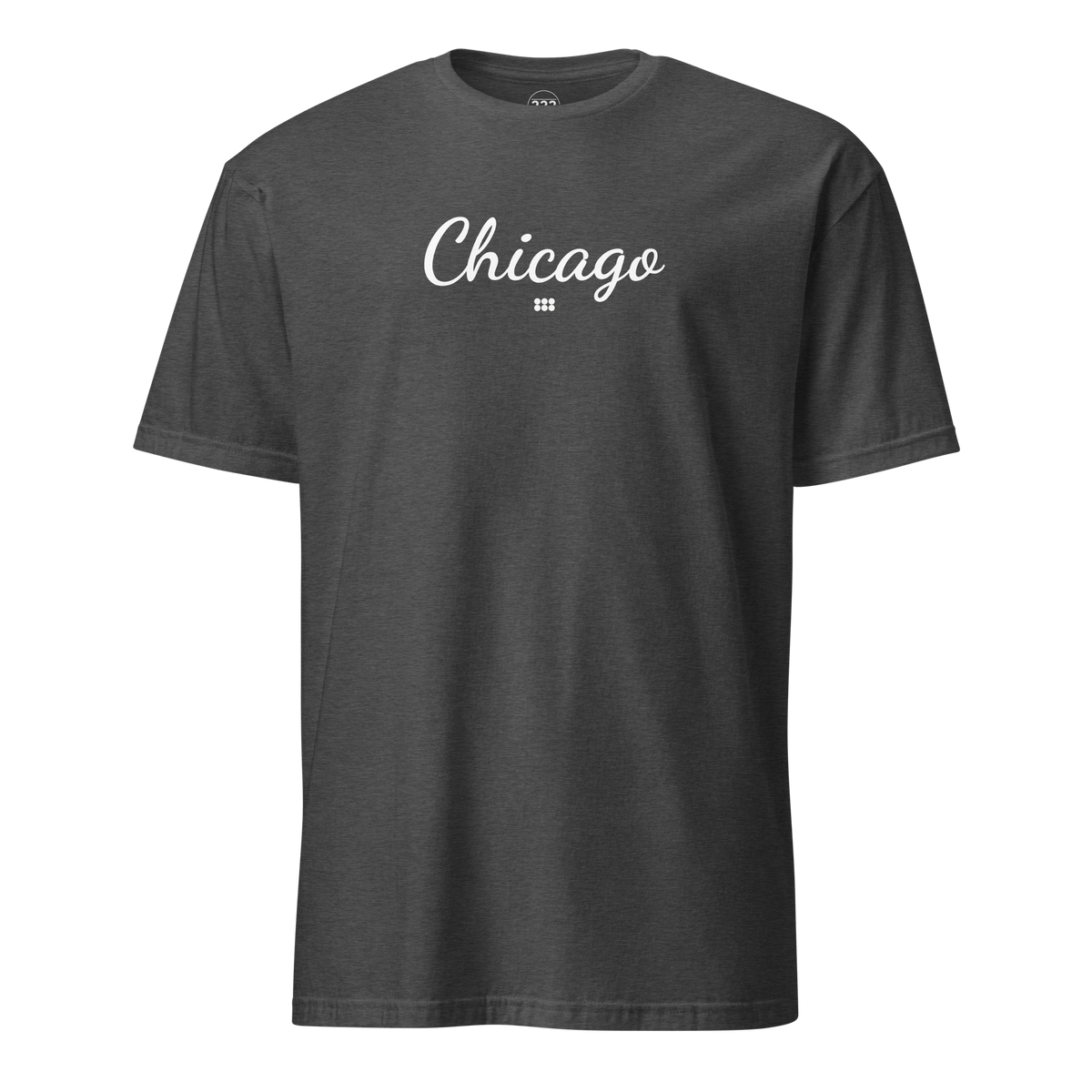 Chicago T-Shirt Dark Heather Grey | 222 Threads