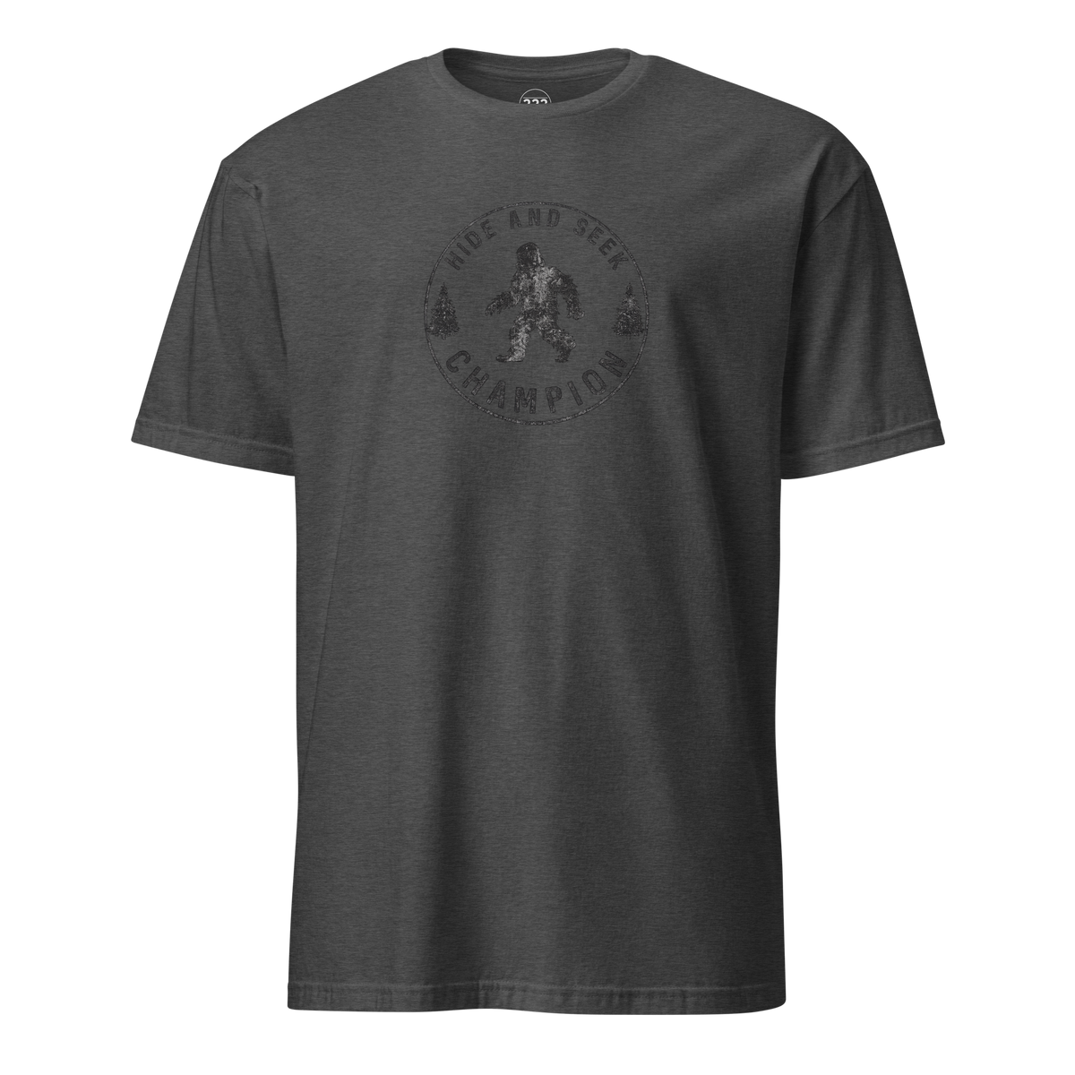 Hide And Seek Champion T-Shirt Dark Heather Grey | 222 Threads