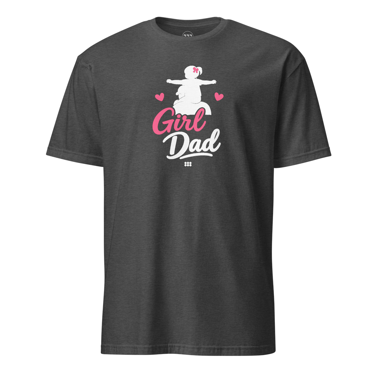 Girl Dad T-Shirt Dark Heather Grey | 222 Threads