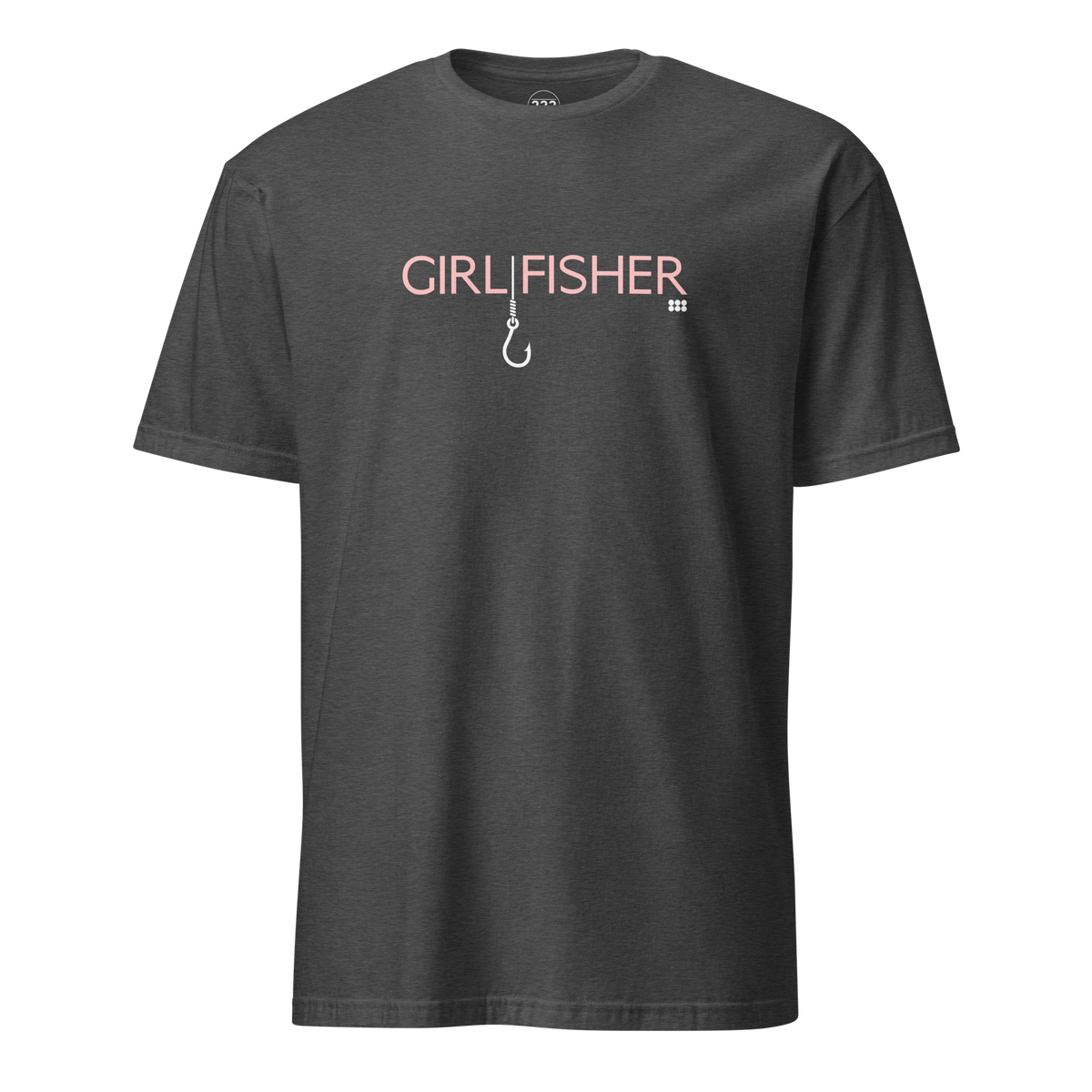 Girl Fisher T-Shirt Dark Heather Grey | 222 Threads