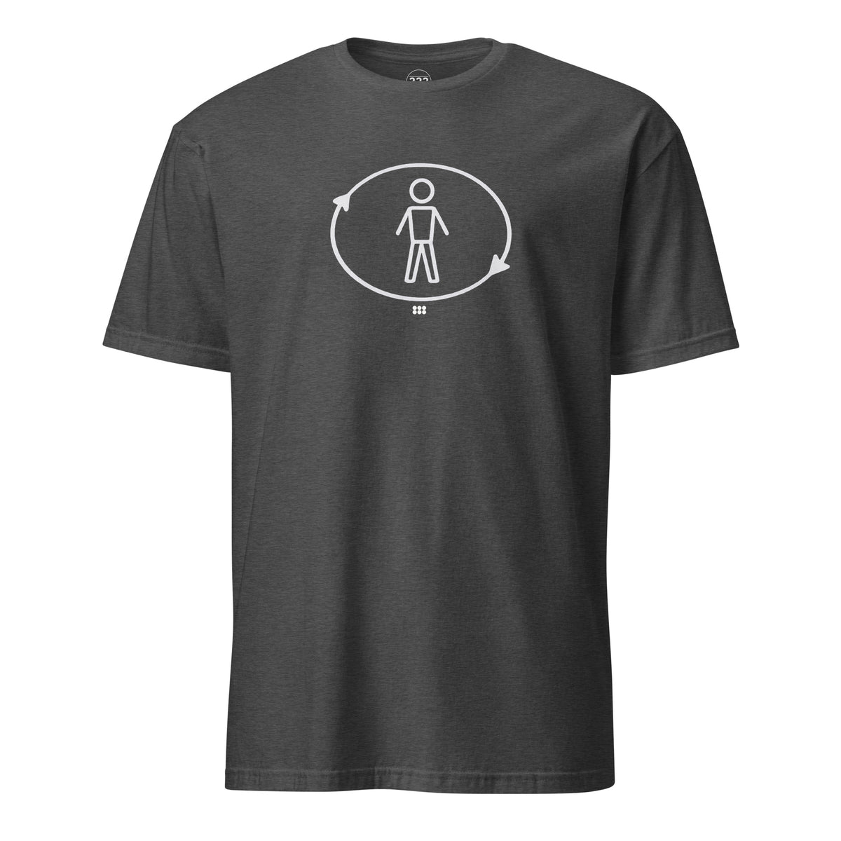 Human In The Loop AI T-Shirt Dark Heather Grey | 222 Threads